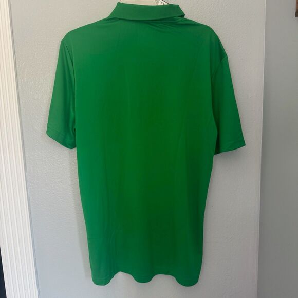 Official Adidas Polo Golf Shirt Uniform Green Kia Classic Men's Small NWT - Picture 2 of 3